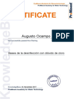 17 Bases de La Desinfección Con Dióxido de Cloro