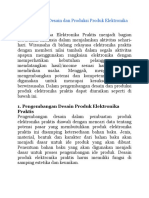 Pengembangan Desain Dan Produksi Produk Elektronika Praktis