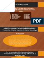 Green Technology For Maritime Development Okta