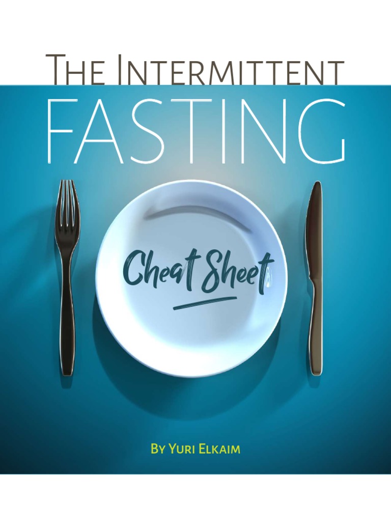 Intermittent Fasting Cheat Sheet Guide | PDF | Fasting | Eating