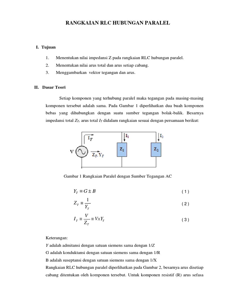 Laporan Praktikum Rlc Paralel