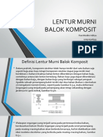 LENTUR MURNI BALOK KOMPOSIT.pptx