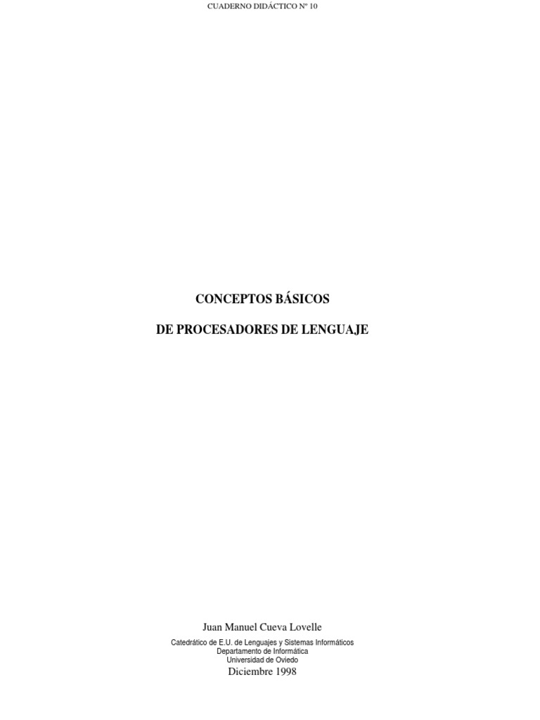 Conceptos Basicos PDL PDF | PDF | Lenguaje de programación | Objeto ...