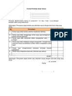 Format Penilaian Antar Teman