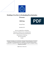 Modeling of Gas Flows in Steelmaking Decarburization Processes