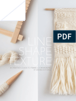 Sample Copy - LINE SHAPE TEXTURE - A Creative's Guide To Frame-Loom Weaving