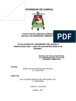 Evaluacion Del Modelo Hidrologico