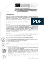 Lineamientos para El Plan de Cia Transporte de Residuos Peligrosos