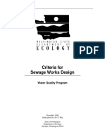 Criteria For Sewage Works Design Water Quality Program