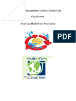 Financial Management System of Health Care Organization