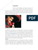 Biografia de Vicente Fernandez