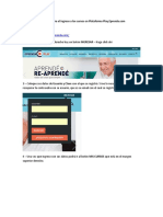 Instructivo para El Ingreso A Los Cursos en Plataforma Play