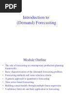 Introduction To (Demand) Forecasting