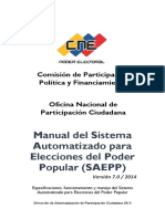 Manualdel Sistema Automatizadopara Eleccionesdel Poder Popular