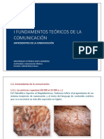 Fundamentos teóricos comunicación