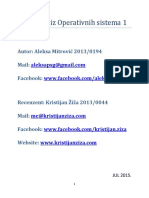 Projekat Iz Operativnih Sistema 1 PDF