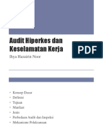 Audit Hiperkes Dan Keselamatan Kerja