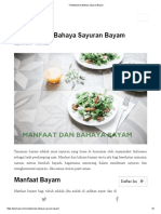 Manfaat Dan Bahaya Sayuran Bayam PDF