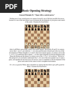 Basic Chess Opening Strategy 1