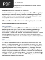 Homeopatía para la Memoria | SaludBio