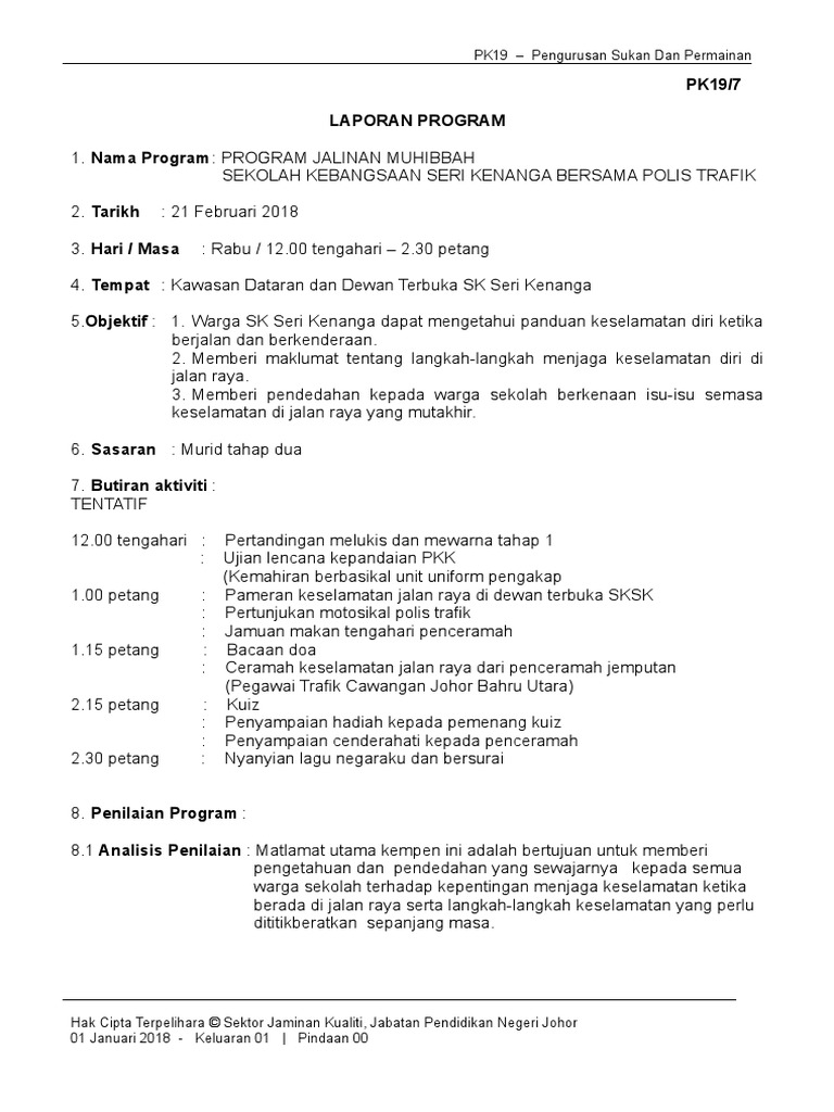 Laporan Prog Jalan Raya Pdf