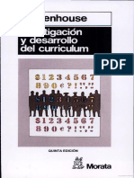 Investigacion y Desarrollo Del Curriculum (Stenhouse, 2003)
