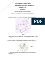 ANNA UNIVERSITY CAM LAB REPORT CNC TURNING