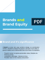 Brands and Brand Equity