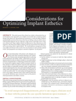 Soft Tissue Considerations