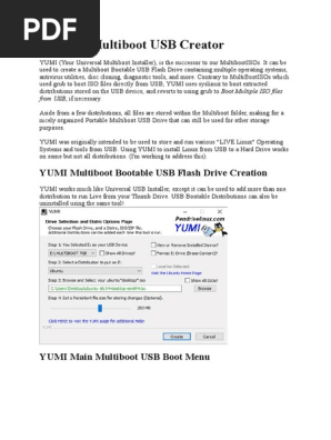 Yumi Multiboot Usb Creator Linux Distribution Antivirus Software