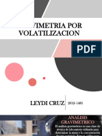 Gravimetria Por Volatilizacion