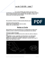 Curso de CAD 3D - Aula 7