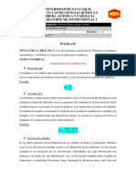 Uso de la balanza, medición de volúmenes y cálculos estadísticos