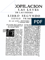 Leyes de Indias (Libro II) 1680 Tìtulo 01