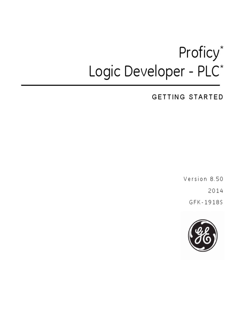 Logic Developer - PLC Getting StartedGFK-1918S PDF | PDF | 64 Bit ...