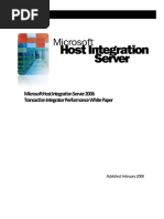 Host Integration Server 2006 TI Performance