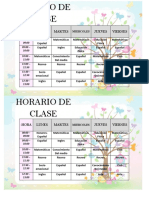 Horario Escolar