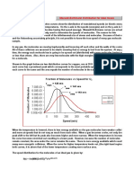 Maxwell-Boltzmann Distribution For Ideal Gases: 3/2 2 (-Mmvv/2Rt)