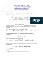 Solucion Tercera Pep Ecuaciones Diferenciales