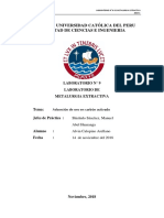 Informe de Extracción de Oro