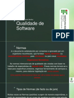 Qualidade de Software - Aula 3 - Normas, Organismos Normativos e Métricas de Software Descentralizado