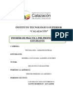 Informe prácticas pre profesionales tecnología agroindustrial Barreilac