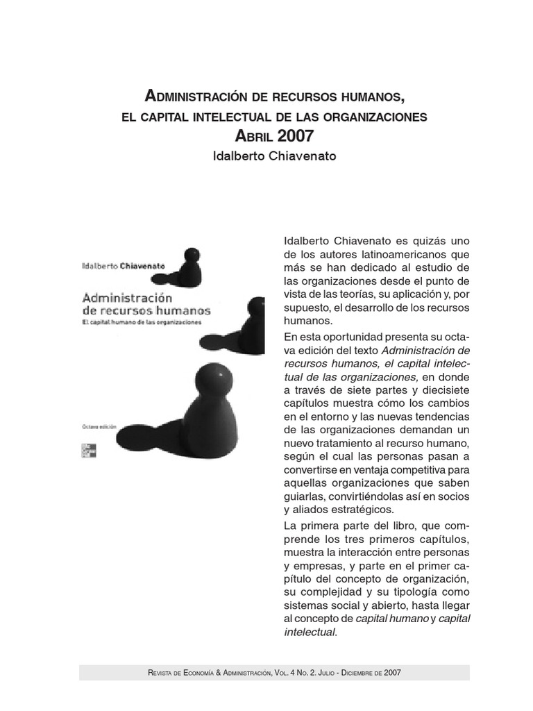 5 1 Chiavenato Pdf Gestión De Recursos Humanos Reclutamiento