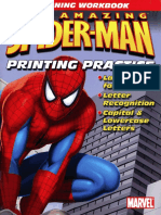 Propisi Amazing Spider Man Printing Practice Workbook PDF