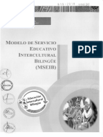 Modelo de Servicio Educativo Intercultural Bilingüe (MSEIB)