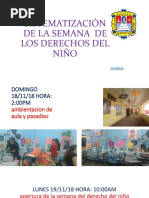 Sistematización de La Semana de Los Derechos Del