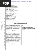 Navajo Nation V Reagan - Complaint PDF