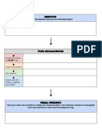 Race Graphic Organizer Rubric Template