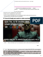 10 Trucos de Google para Cuando No Sabes Exactamente Cómo Buscar - Cerebro Digital