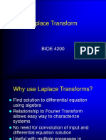 Laplace Transform: BIOE 4200